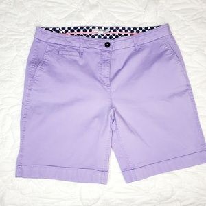 Boden cotton purple shorts